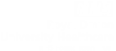 Royal Devon University Health Care Logo White