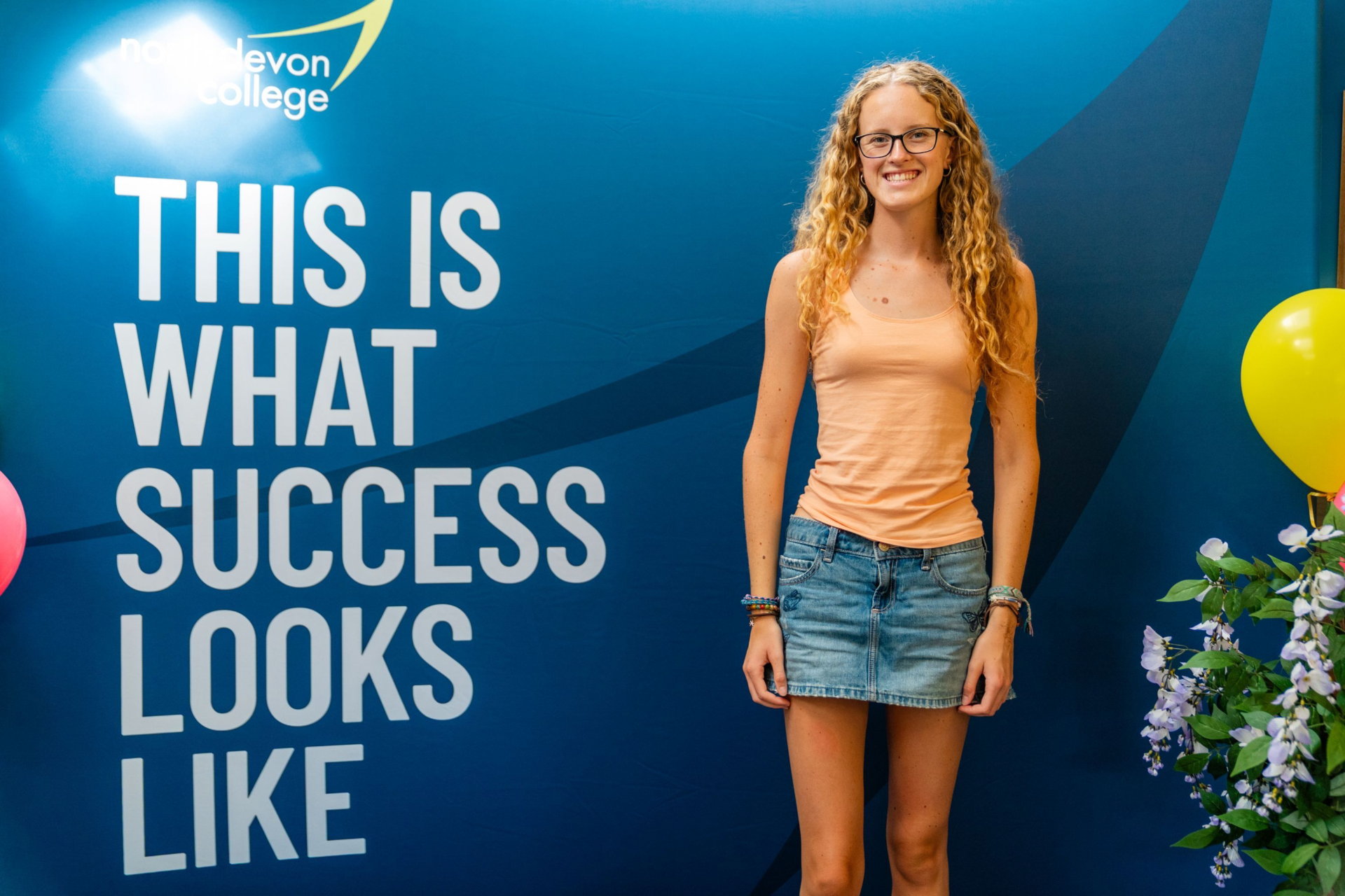 Abigail May - North Devon College Results Day 2026